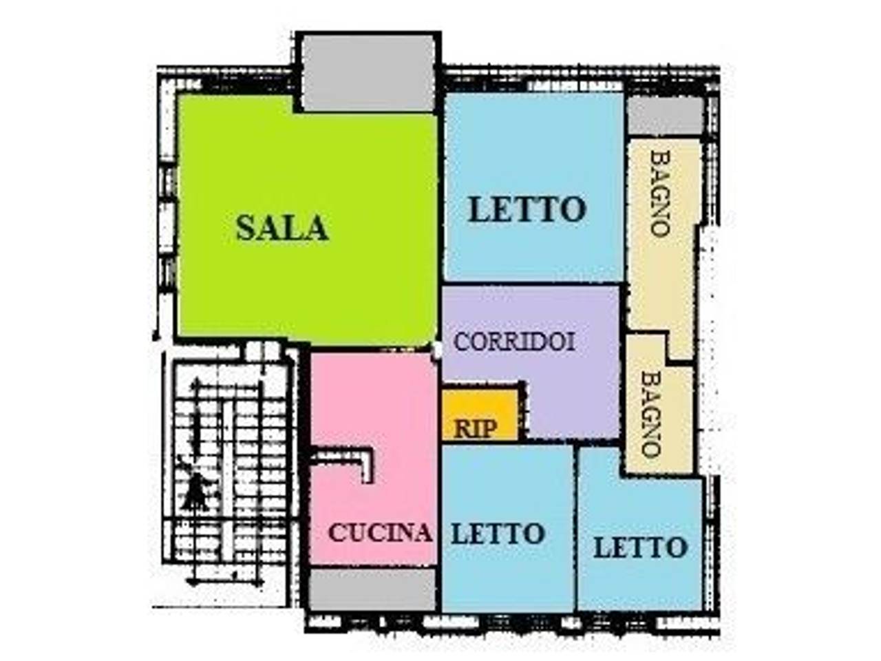 appartamento in vendita a Mantova in zona Lunetta-Frassino