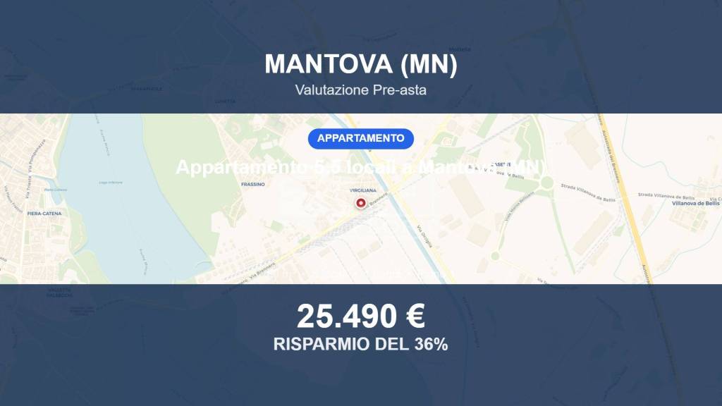 appartamento in vendita a Mantova in zona Frassino