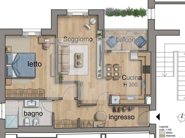 appartamento in vendita a Mantova