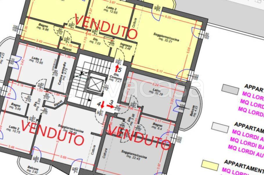 appartamento in vendita a Marcaria