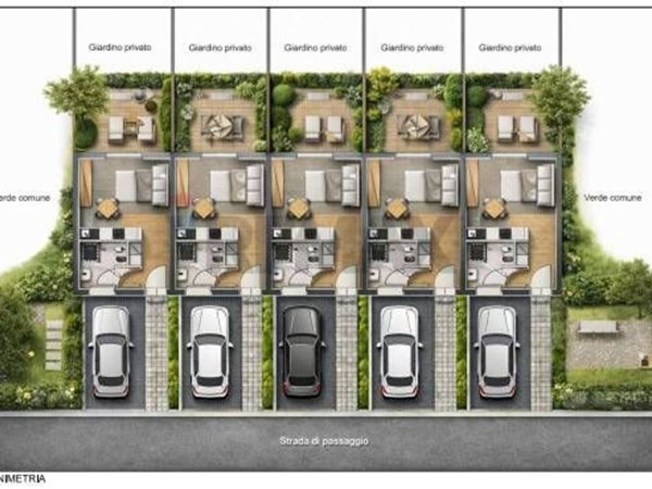 bifamiliare in vendita a Marmirolo in zona Pozzolo