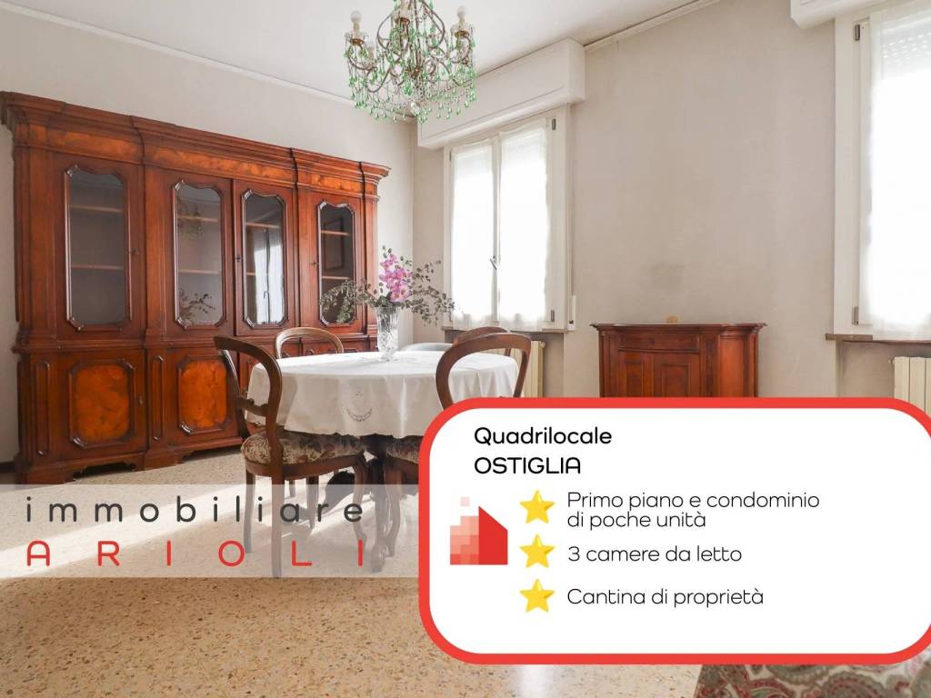appartamento in vendita ad Ostiglia