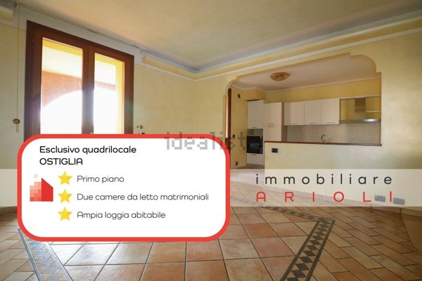 appartamento in vendita ad Ostiglia in zona Bugno San Romano