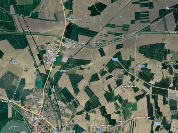 terreno edificabile in vendita ad Ostiglia in zona Bugno San Romano