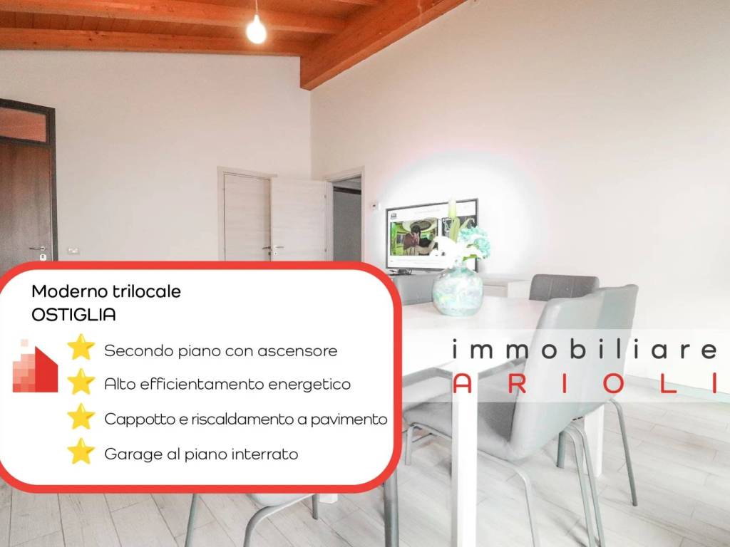 appartamento in vendita ad Ostiglia in zona Bugno San Romano