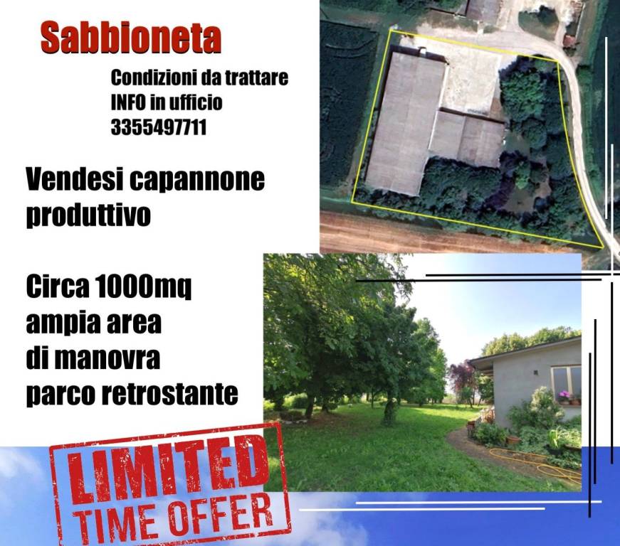 locale commerciale in vendita a Sabbioneta