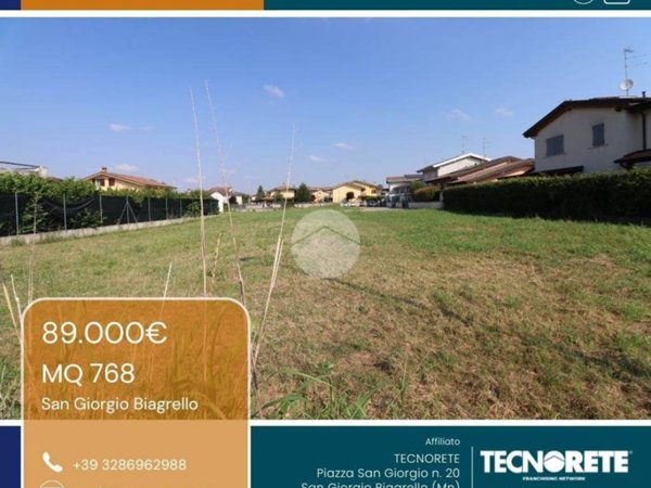 terreno edificabile in vendita a San Giorgio Bigarello in zona Tripoli