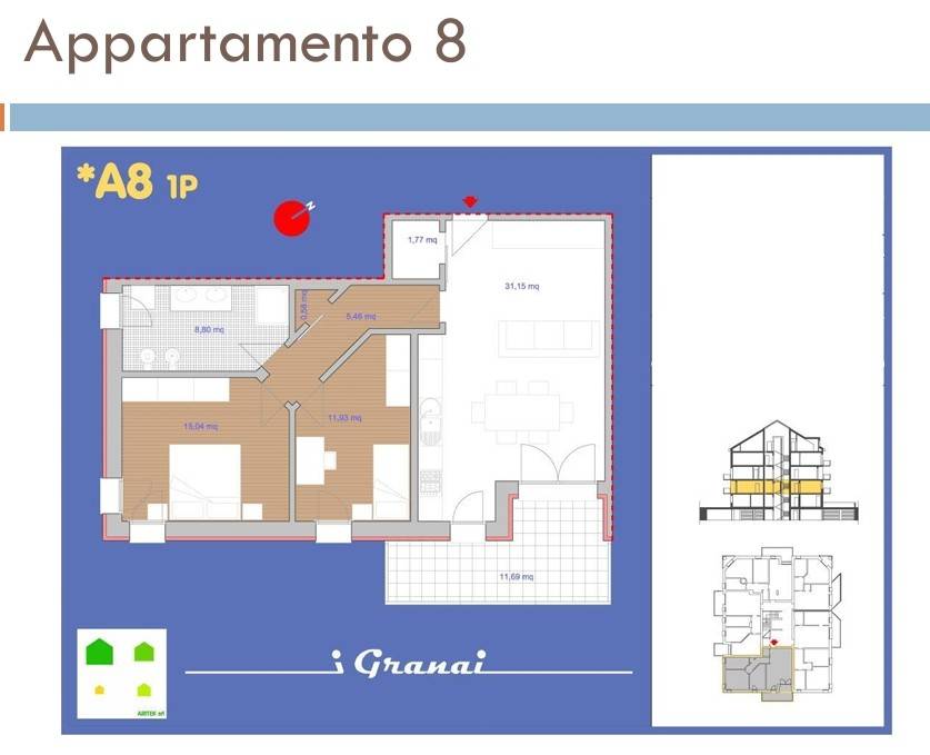 appartamento in vendita a Viadana