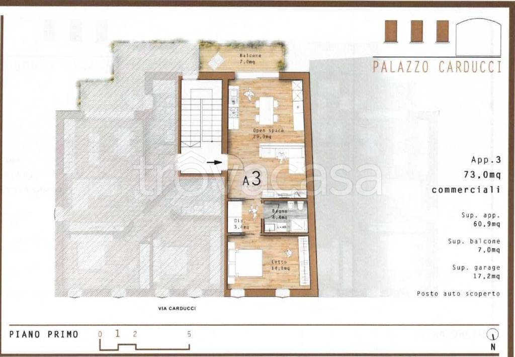 appartamento in vendita a Viadana in zona Cogozzo