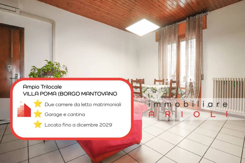 appartamento in vendita a Borgo Mantovano in zona Villa Poma