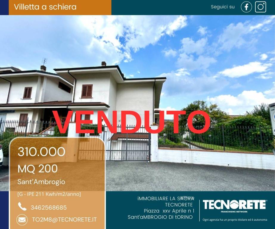 casa indipendente in vendita a Sant'Ambrogio di Torino