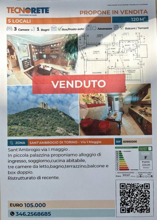 appartamento in vendita a Sant'Ambrogio di Torino