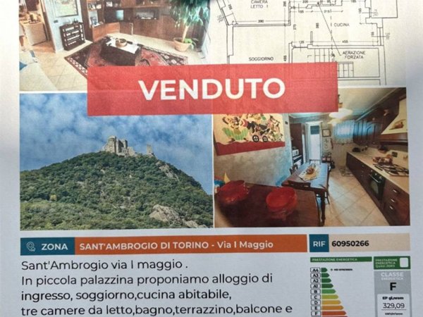 appartamento in vendita a Sant'Ambrogio di Torino