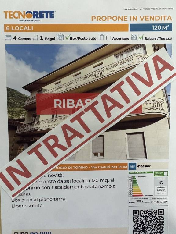 appartamento in vendita a Sant'Ambrogio di Torino