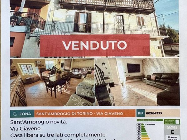 casa indipendente in vendita a Sant'Ambrogio di Torino