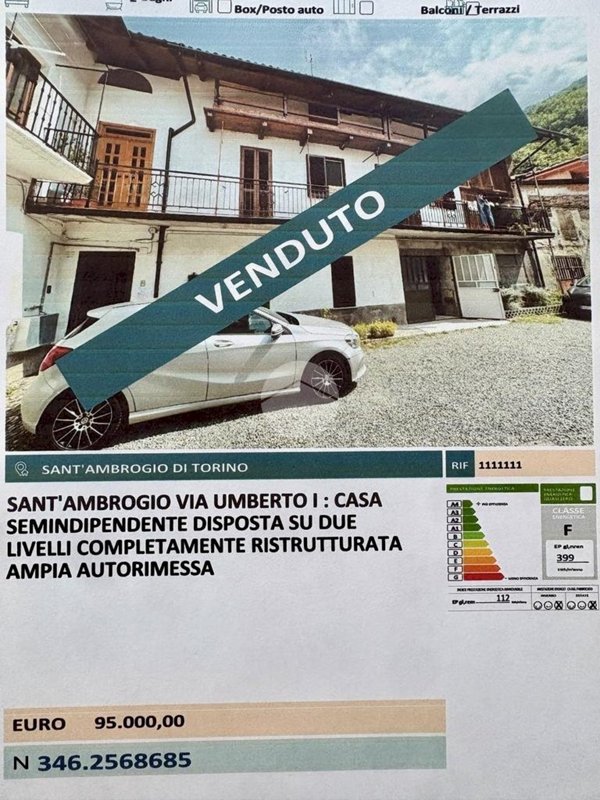 casa indipendente in vendita a Sant'Ambrogio di Torino