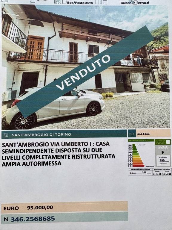 casa indipendente in vendita a Sant'Ambrogio di Torino