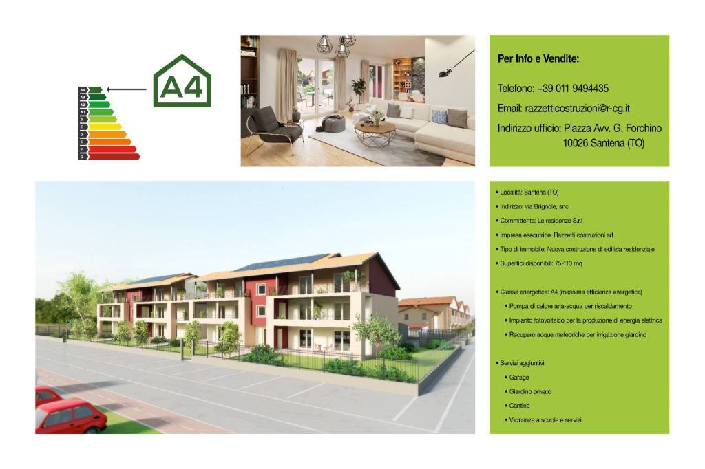 appartamento in vendita a Santena