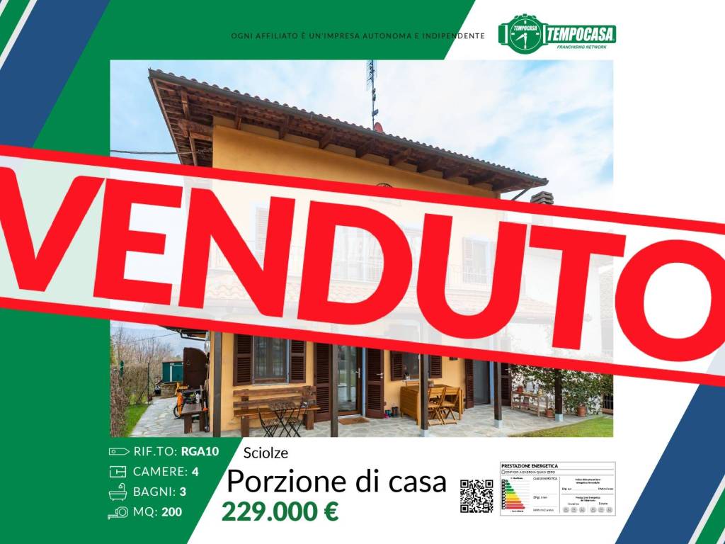 casa indipendente in vendita a Sciolze