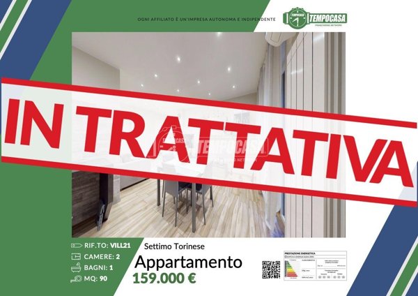 appartamento in vendita a Settimo Torinese