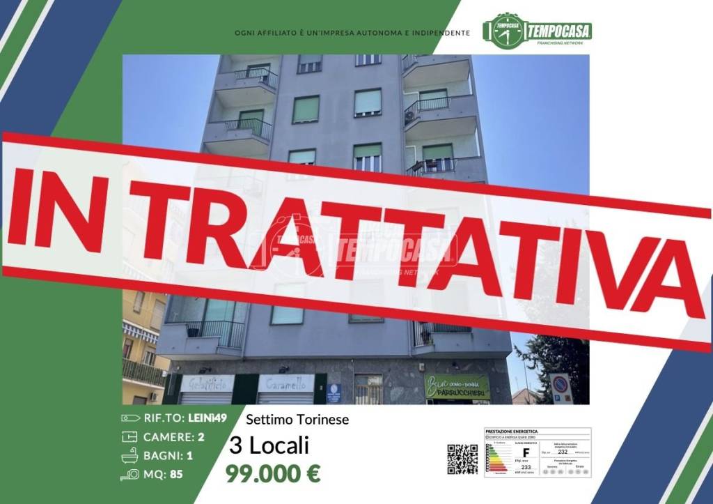 appartamento in vendita a Settimo Torinese
