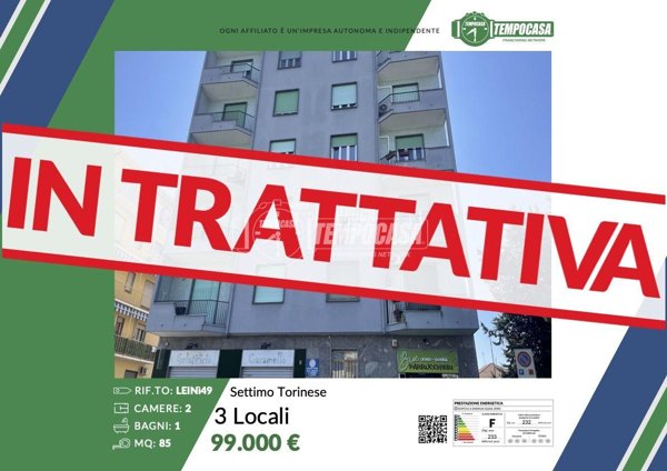 appartamento in vendita a Settimo Torinese