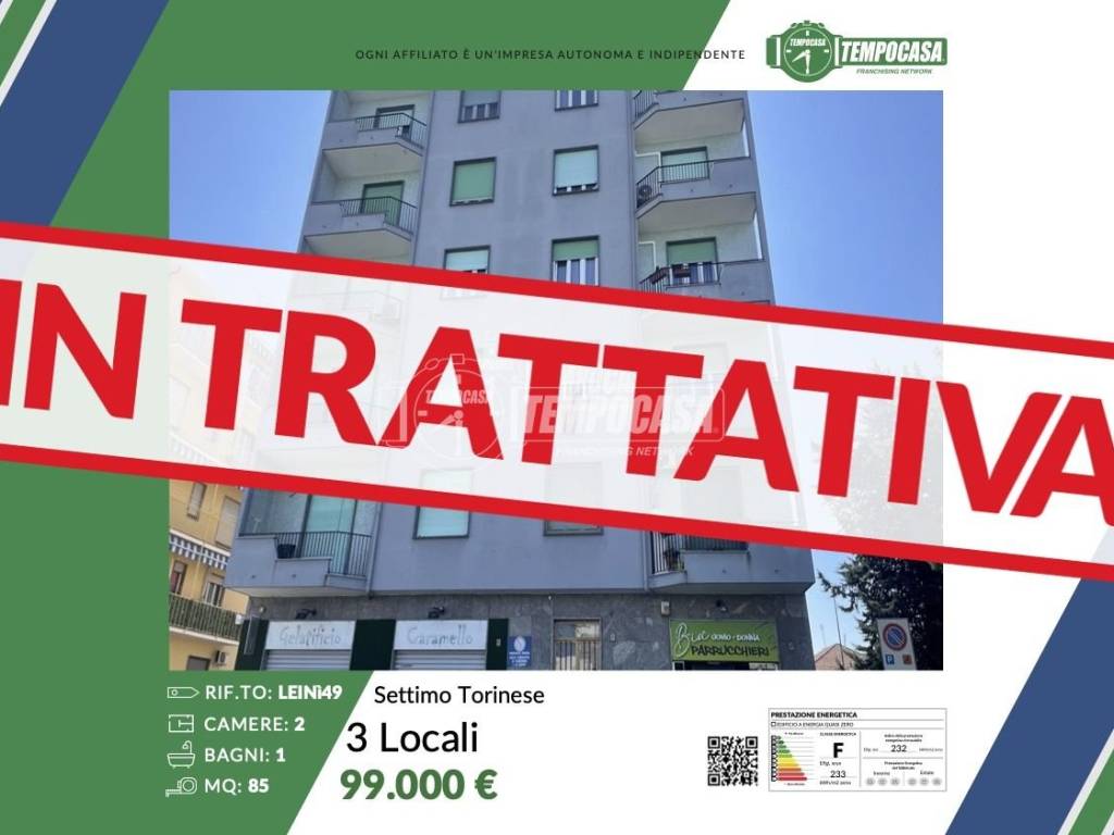 appartamento in vendita a Settimo Torinese