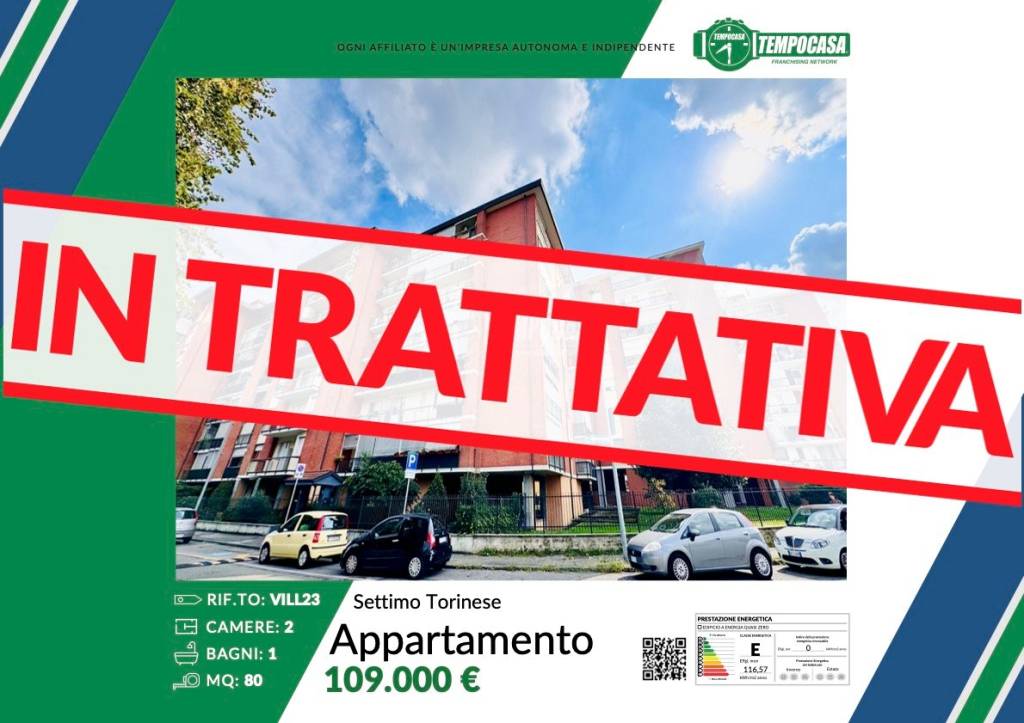 appartamento in vendita a Settimo Torinese
