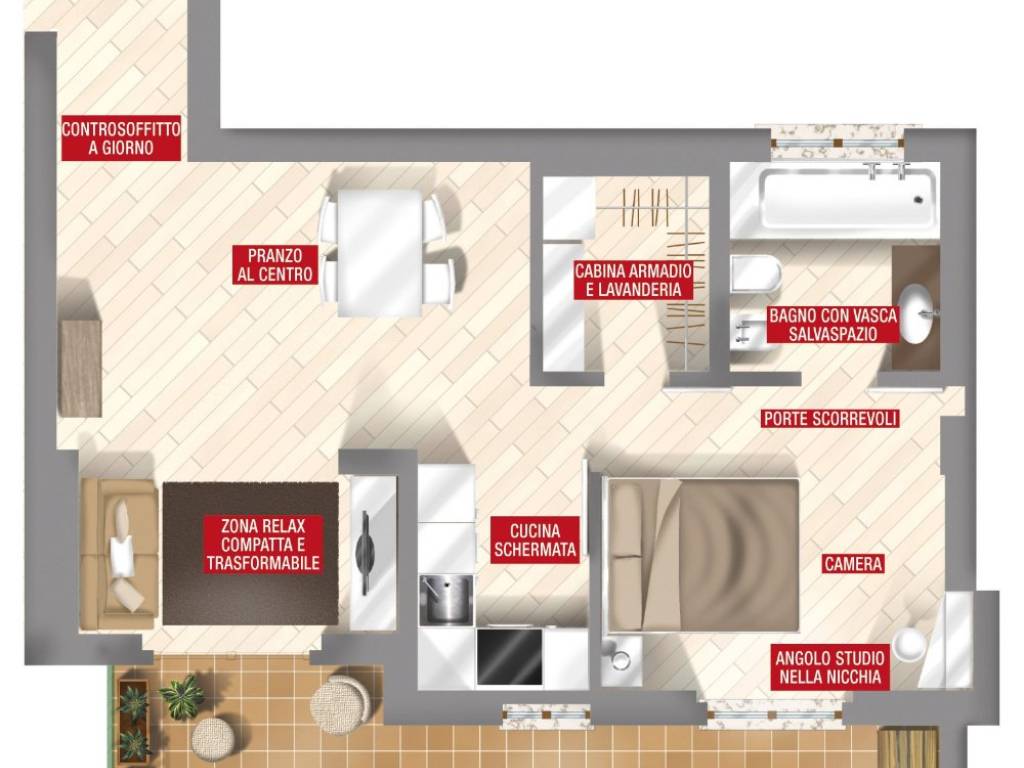 appartamento in vendita a Settimo Torinese