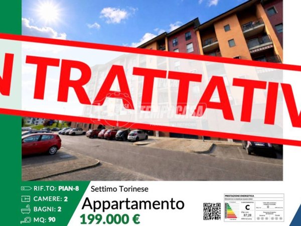appartamento in vendita a Settimo Torinese in zona Le Villette