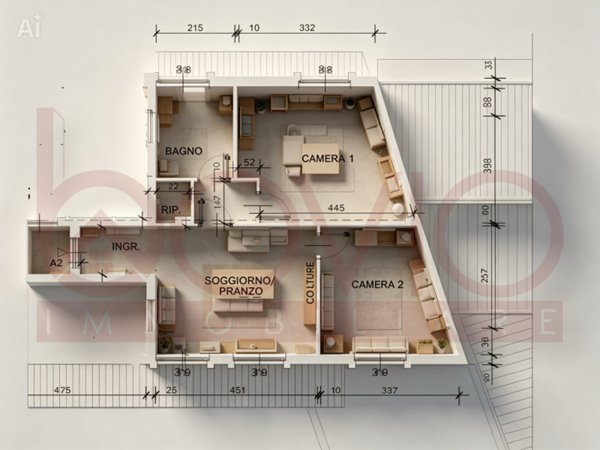 appartamento in vendita a Settimo Torinese