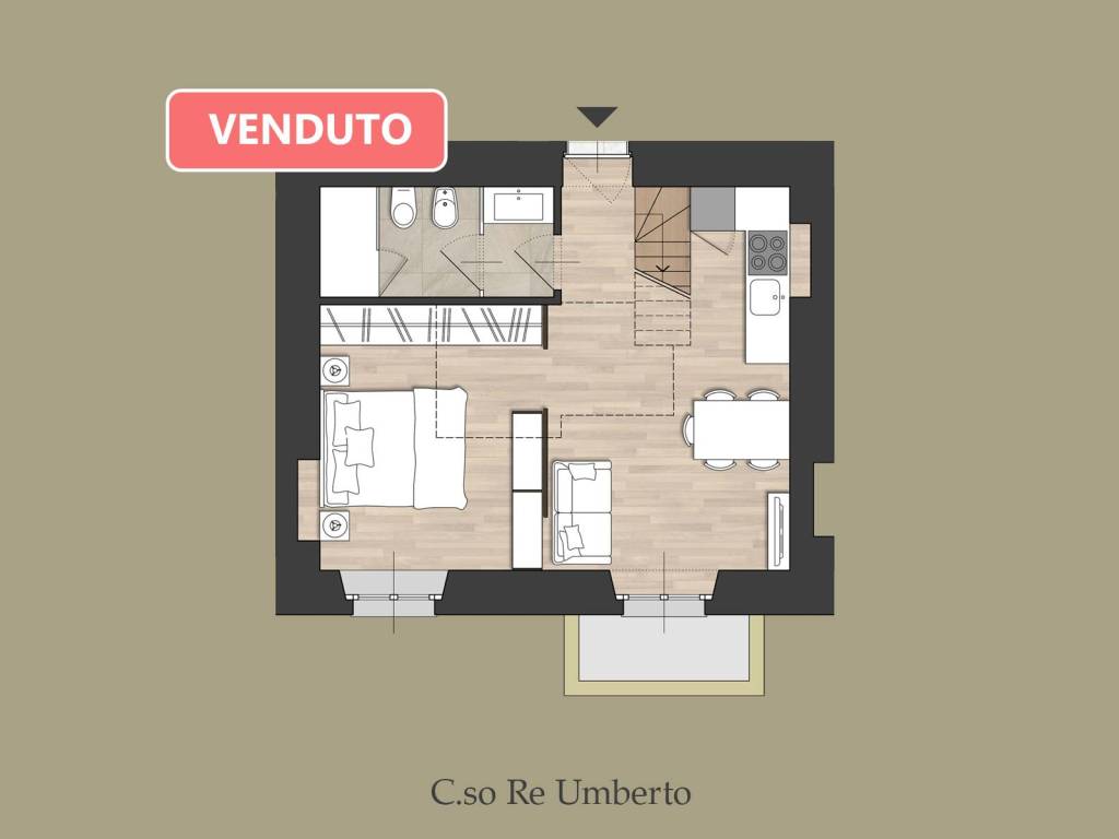 appartamento in vendita a Torino