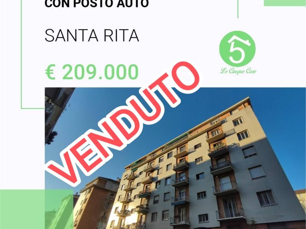 appartamento in vendita a Torino in zona Santa Rita