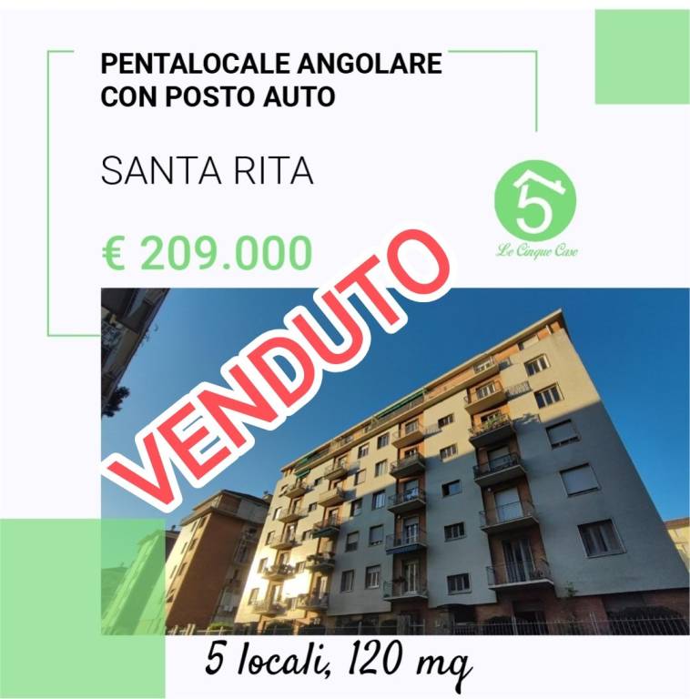 appartamento in vendita a Torino in zona Santa Rita