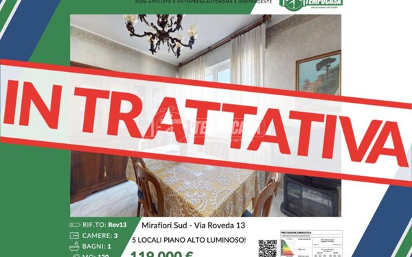 appartamento in vendita a Torino in zona Mirafiori Sud