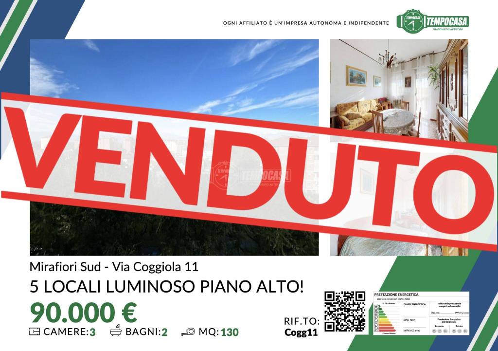 appartamento in vendita a Torino in zona Mirafiori Sud