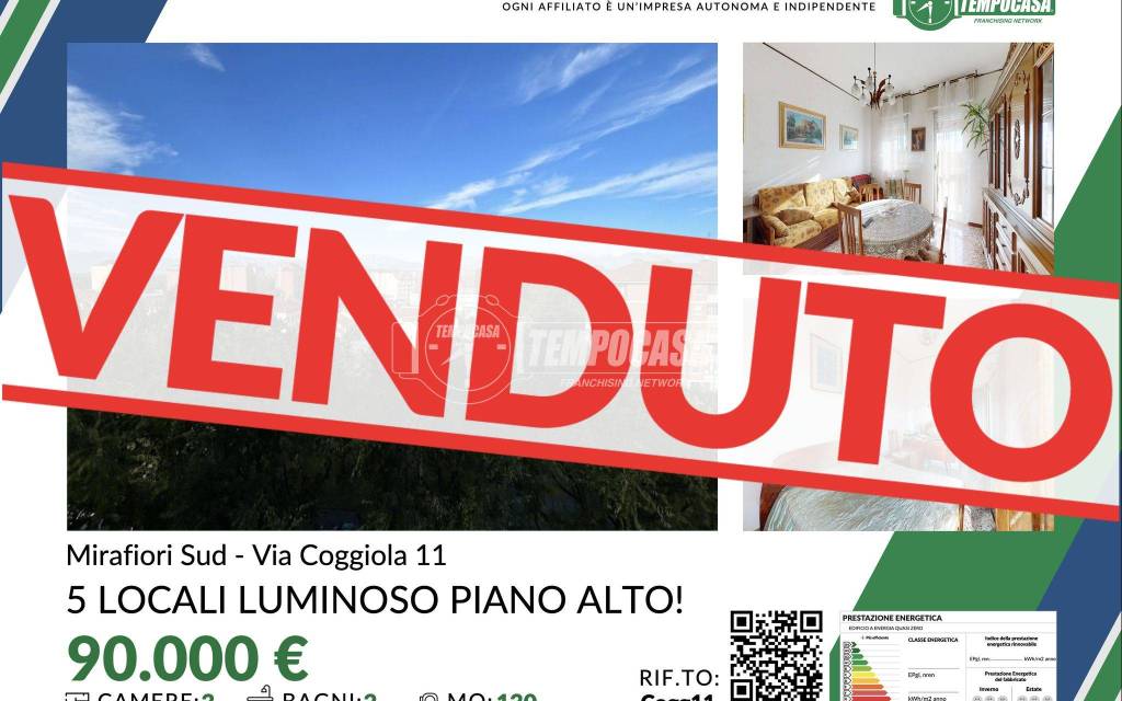 appartamento in vendita a Torino in zona Mirafiori Sud