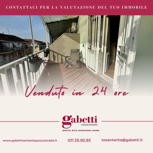 appartamento in vendita a Torino in zona Santa Rita