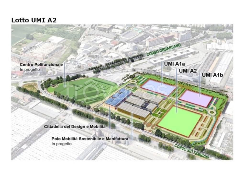 terreno edificabile in vendita a Torino in zona Mirafiori Sud
