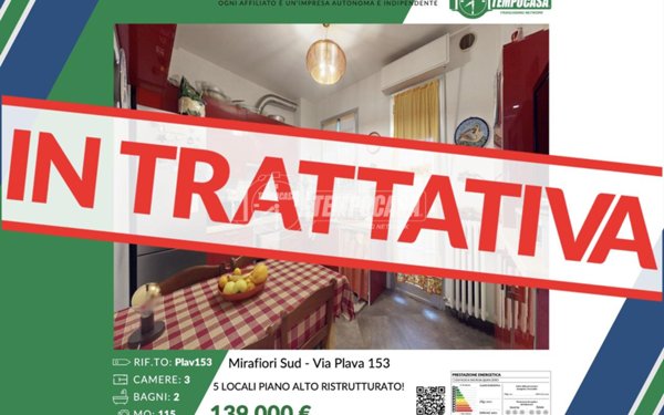 appartamento in vendita a Torino in zona Mirafiori Sud