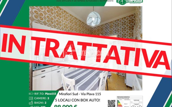 appartamento in vendita a Torino in zona Mirafiori Sud