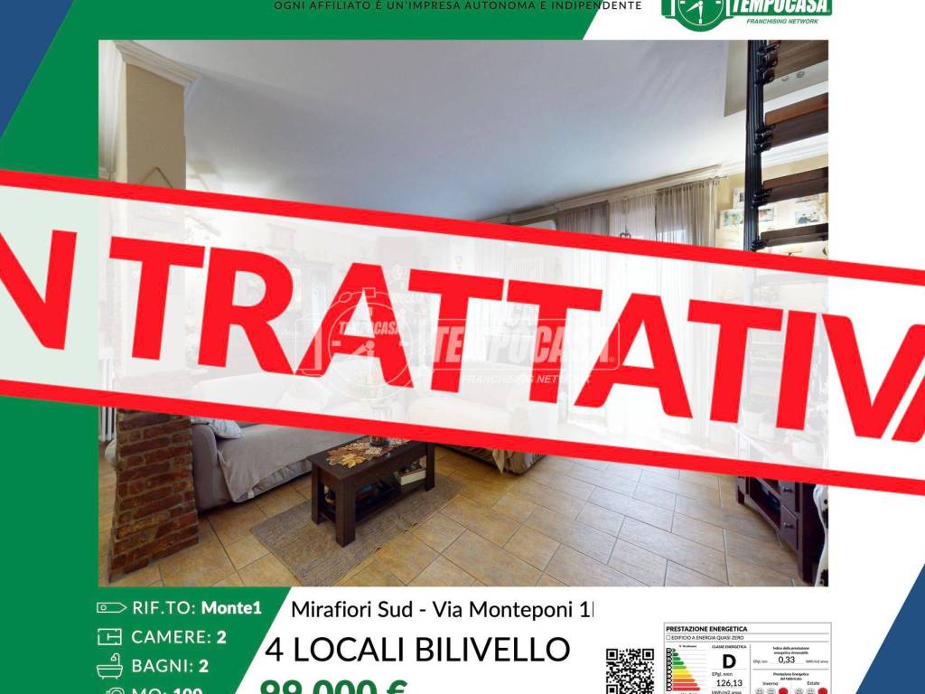 appartamento in vendita a Torino in zona Mirafiori Sud