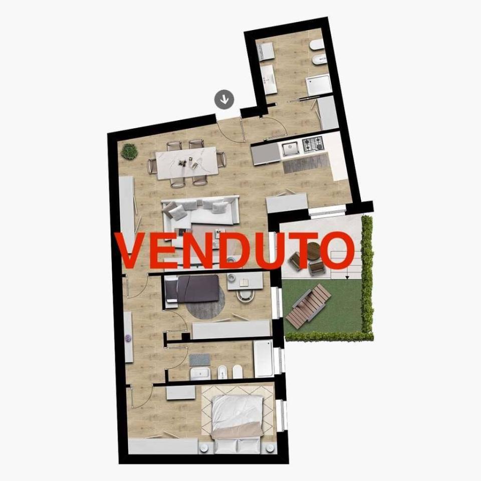 appartamento in vendita a Torino in zona Gran Madre