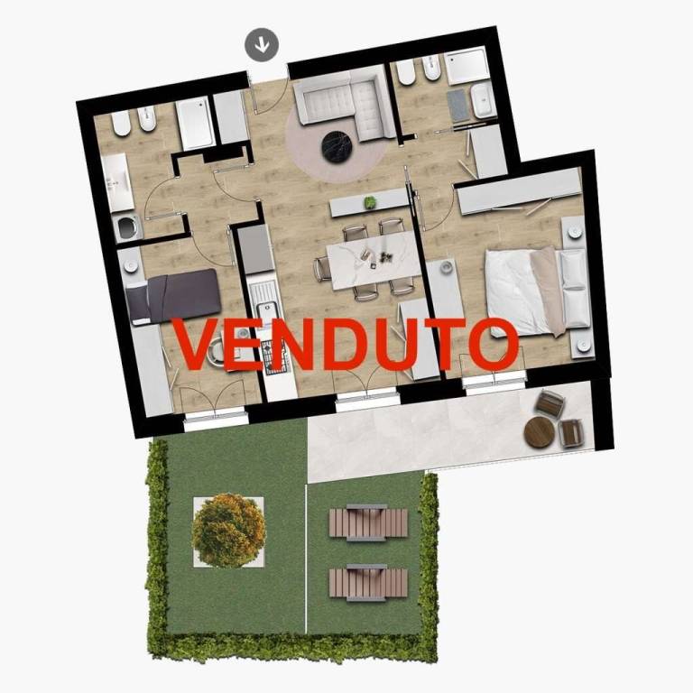appartamento in vendita a Torino in zona Cavoretto