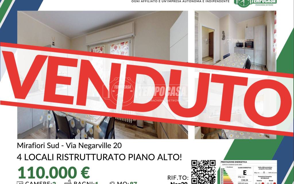 appartamento in vendita a Torino in zona Mirafiori Sud