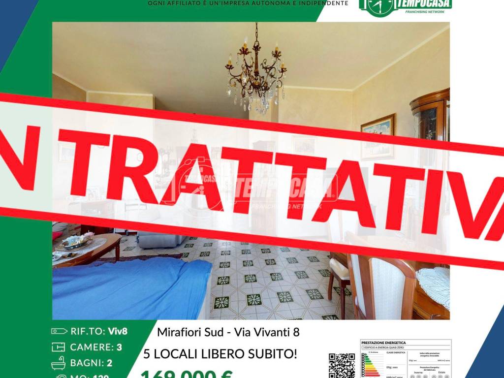 appartamento in vendita a Torino in zona Mirafiori Sud