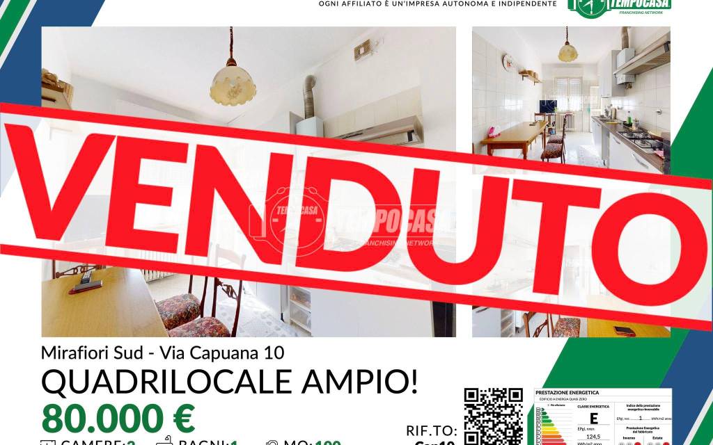 appartamento in vendita a Torino in zona Mirafiori Sud
