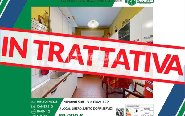 appartamento in vendita a Torino in zona Mirafiori Sud