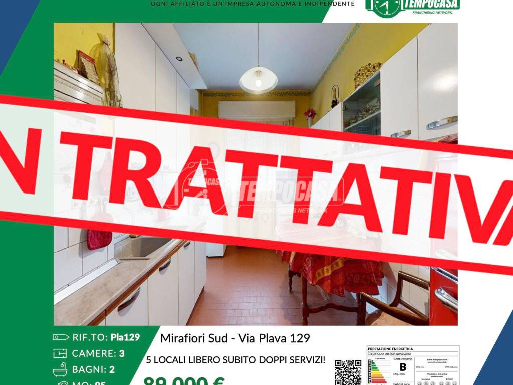 appartamento in vendita a Torino in zona Mirafiori Sud
