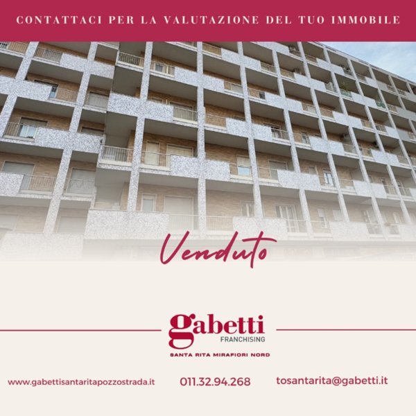 appartamento in vendita a Torino in zona Mirafiori Nord